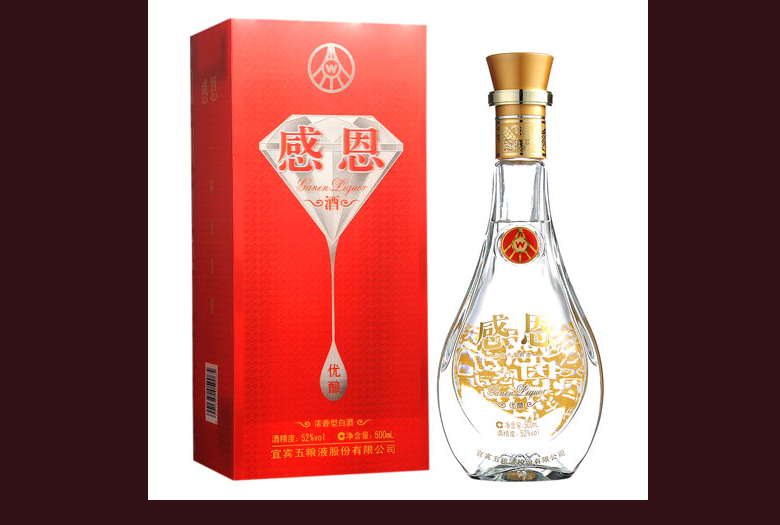 52°五粮液感恩优酿500ml(2014年)