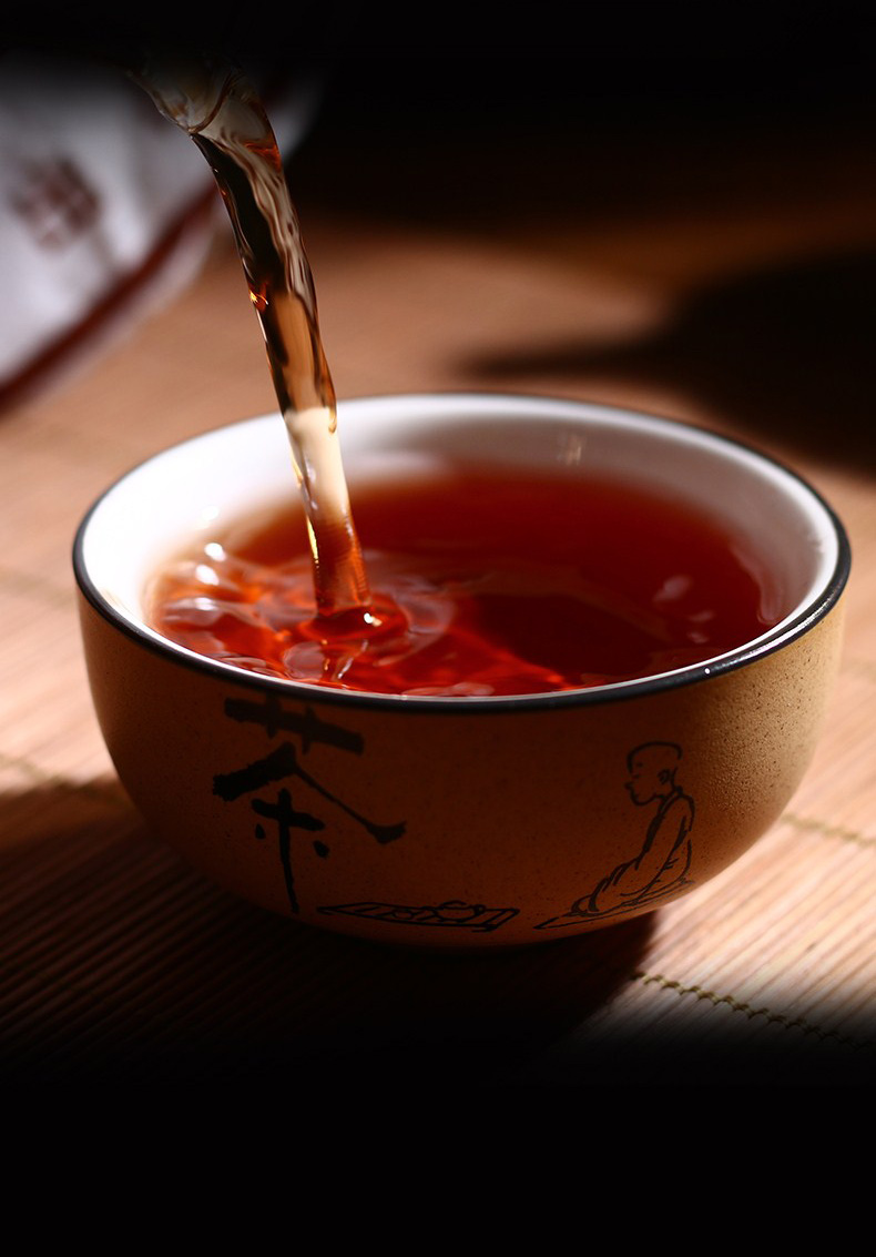 中茶普洱熟茶饼茶7571茶饼2011年中粮集团云南陈年普洱茶熟普茶叶